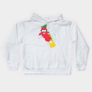 Pepper at Snowboarding with Snowboard Kids Hoodie